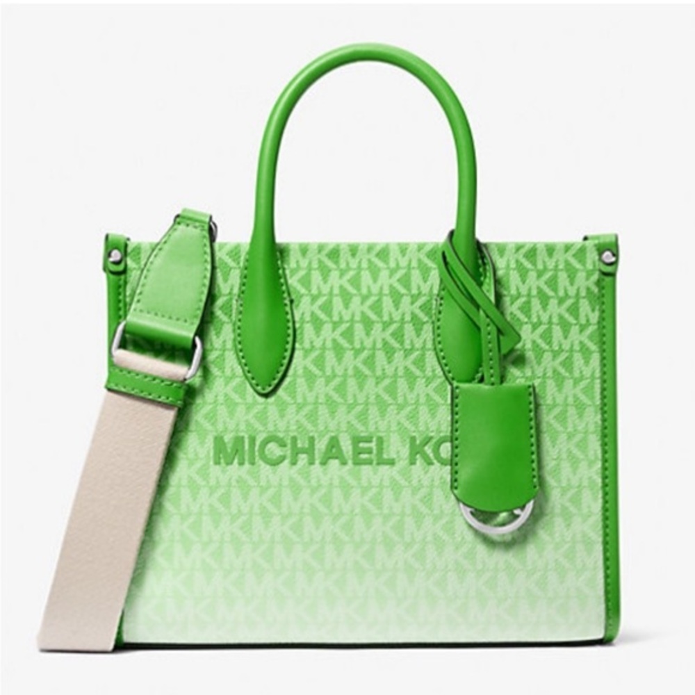 MICHAEL KORS MIRELLA SMALL SHOPPER TOTE CROSSBODY OMBRÉ